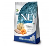 Сухий корм для цуценят Farmina N&D Grain OCEAN COD, PUMPKIN & CANTALOUPE MELON PUPPY MEDIUM & MAXI з тріскою, гарбузом і динею, (38807) 2,5 кг