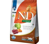 Беззерновий корм для кішок Farmina Cat N&D CAT PUMPKIN VENISON & APPLE ADULT з гарбузом, олениною та яблуком 300 г, 35363