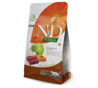 Беззерновий корм для кішок Farmina Cat N&D CAT PUMPKIN VENISON & APPLE ADULT з гарбузом, олені та яблуком 1,5 кг 35417