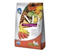 Низкозерновой сухой корм Farmina N&D TROPICAL SELECTION SALMON MINI с лососем и тропическими фруктами фруктами, 1,5 кг, 42354