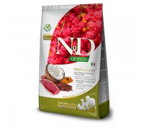 Беззерновий дієтичний корм для собак усіх порід Farmina N&D Quinoa Skin&Coat, при харчовій алергії, качка, кіноа, кокос та куркума, (35608) 2.5 кг