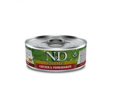 Влажный корм Farmina N&D Grain Free Prime Chicken Adult для кошек с курицей и гранатом (02055) 70 г