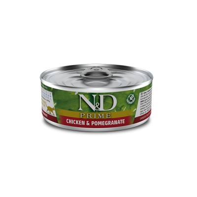 Влажный корм Farmina N&D Grain Free Prime Chicken Adult для кошек с курицей и гранатом (02055) 70 г