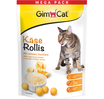 Вітамізовані ласощі для кішок GimCat Kase Rollis сирні кульки, пауч, 425 г 419510