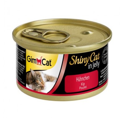 Влажный корм для кошек Gim Shiny Cat курица 70г 413112/310