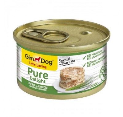 Gim Shiny Dog Pure Delight курица, ягненок 85 г 513188/041