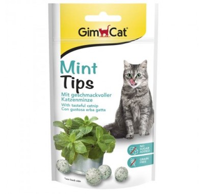 Ласощі для кішок GimCatCat Mint Tips з котячою м'ятою 40г 418742