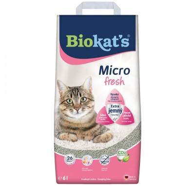 Наповнювач для котячого туалету Biokat's Micro Fresh 6л 613925