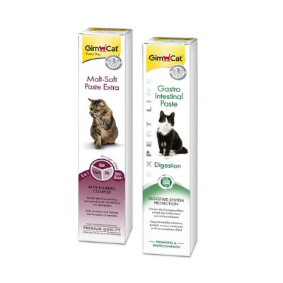 GimCat Набір паст: Malt-Soft Extra 50г + Паста Expert Line Gastro Intestinal 50г