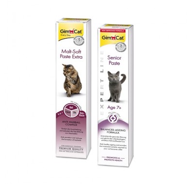 GimCat Набір паст: Malt-Soft Extra 50г + Паста Expert Line Senior 50г
