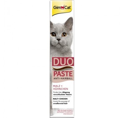 Паста для кішок GimCat DUO PASTE для виведення шерсті, курка 50 г 427201
