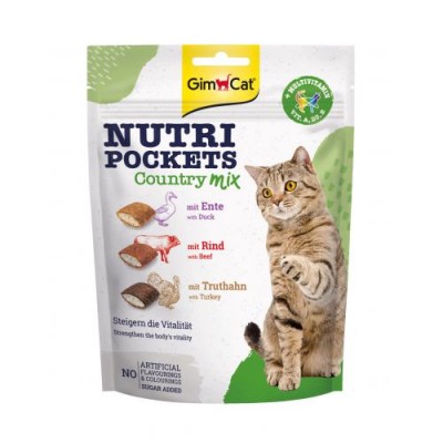 Вітамінні ласощі GimCat Nutri Pockets Кантрі мікс для котів, 150 г 419275/9183