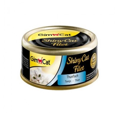 Вологий корм для котів Gim Shiny Cat Filet тунець 70г 413815/900