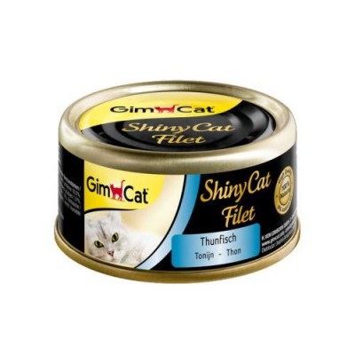 Вологий корм для котів Gim Shiny Cat Filet тунець 70г 413815/900