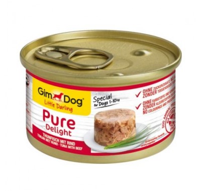Вологий корм для собак Shiny Dog Pure Delight тунець та яловичина 85 г 513195/058