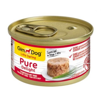 Вологий корм для собак Shiny Dog Pure Delight тунець та яловичина 85 г 513195/058