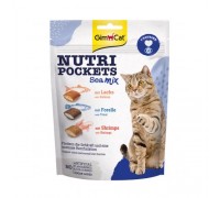 Вітамінні ласощі GimCat Nutri Pockets Морський мікс для кішок, 150 г 419268/9176