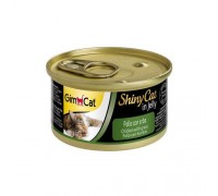 Вологий корм для котів GimCat Shiny Cat курка та трава 70г 413266