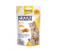 Вітамінні ласощі GimCat Nutri Pockets для кішок, сир з таурином, 60 г 419329/9237