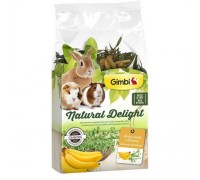 Ласощі для гризунів GimBi Natural Delight овес та банан 100г G210148