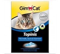 Ласощі для кішок GimCat TOPINIS форель д/покращені. обміну речовин (блакитний) 190 табл. 409764