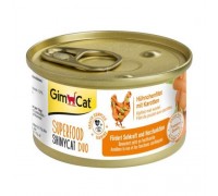 Gim Shiny Cat SUPERFOOD курка та морква 70г 414508