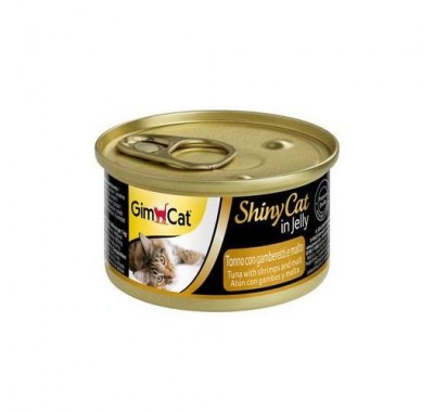 Gimpet ShinyCat тунец, креветки и мальт 70 г
