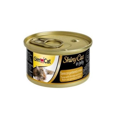 Gimpet ShinyCat тунец, креветки и мальт 70 г