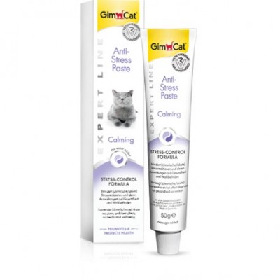Вітаміни для кішок GimCat Паста Expert Line Anti-Stress для котів 50г 421223