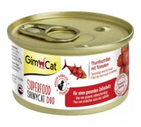 Gim Shiny Cat SUPERFOOD тунець та помідор 70г 414522/560