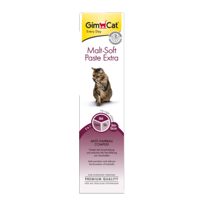  GimCat Malt Soft Paste Extra паста для виведення вовни 20г 407081/7912