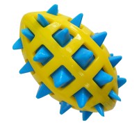 GimDog Big Bang Іграшка для собак м'яч регбі з шипами, термопластик S, 12,7см