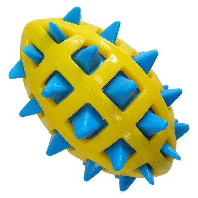 GimDog Big Bang Игрушка для собак мяч регби с шипами, термопластик S, 12,7см