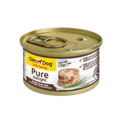 Вологий корм для собак Shiny Dog Pure Delight курка, яловичина 85 г 513171/034