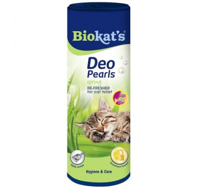 Дезодорант DEO Pearls Flowers для котячого туалету, порошок 700г 605135