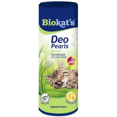 Дезодорант DEO Pearls Flowers для котячого туалету, порошок 700г 605135