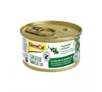 Вологий корм для кішок GimCat Shiny Cat SUPERFOOD тунець та цукіні 70г 414539
