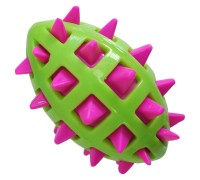 GimDog Big Bang Іграшка для собак м'яч регбі з шипами, термопластик M, 15,2 см