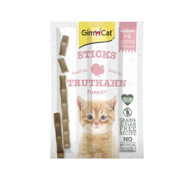 GimCat М'ясні палички д/кошенят індичка 3шт 420844/0929