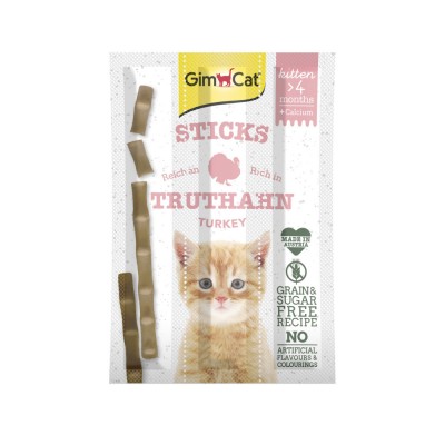 GimCat М'ясні палички д/кошенят індичка 3шт 420844/0929