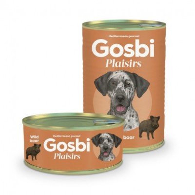 Gosbi Plaisirs Wild Boar для дорослих собак з м'ясом дикого кабана 185г 2116