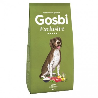 Gosbi Exclusive Lamb Medium для дорослих собак середніх порід з ягнятком 3кг 1259