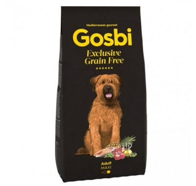 Gosbi Exclusive Grain Free Adult Maxi для взрослых собак крупных и гигантский пород с ягненком и рыбой 3кг 1051
