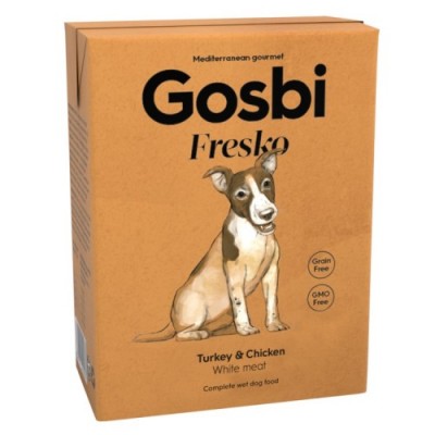 Gosbi Fresko Dog Turkey & Chicken з індичкою та куркою 375г 961