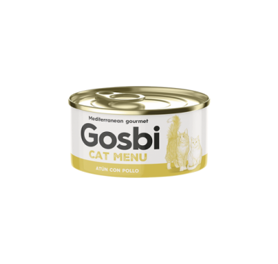  Вологий корм Gosbi Cat Menu Курка з тунцем для дорослих кішок 85г 3731