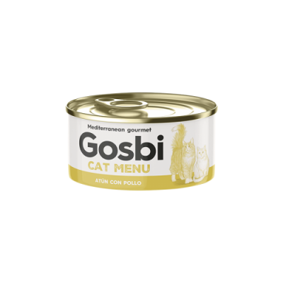  Вологий корм Gosbi Cat Menu Курка з тунцем для дорослих кішок 85г 3731