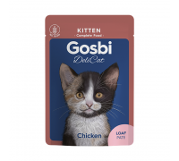 Вологий корм для котів Gosbi DeliCat Kitten Chicken Loaf 70 г 6459