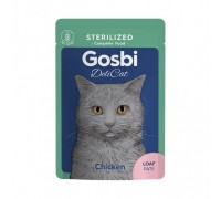 Вологий корм для котів Gosbi DeliCat Sterelized Chicken Loaf 70 г 6442
