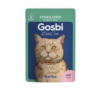 Вологий корм для котів Gosbi DeliCat Sterelized Iberico Loaf 70 г 6466