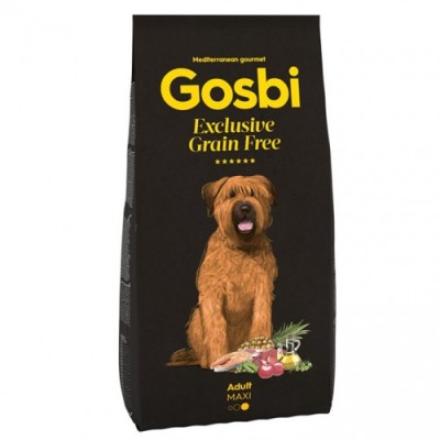 Сухий корм Gosbi Exclusive Grain Free Adult Maxi для дорослих собак великих і гігантських порід 12кг 1044